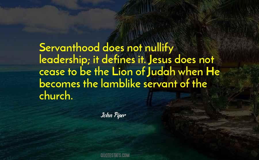 Leadership Servant Quotes #1792728