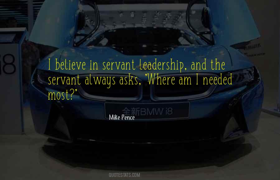 Leadership Servant Quotes #1870398