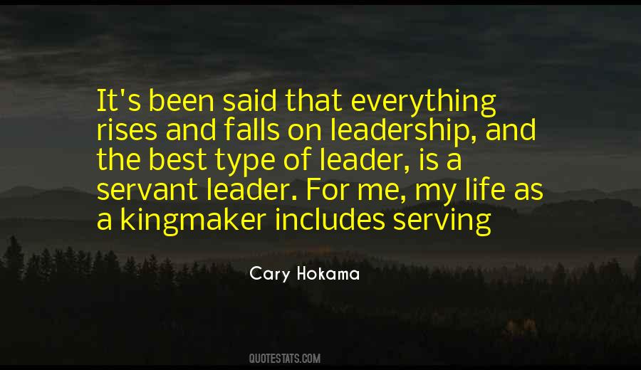 Leadership Servant Quotes #329108