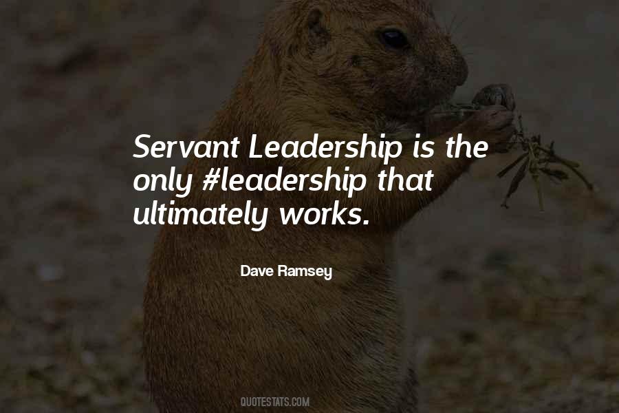 Leadership Servant Quotes #55177