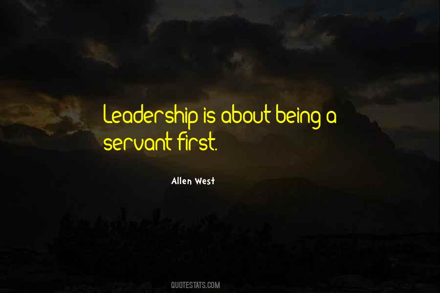 Leadership Servant Quotes #57052