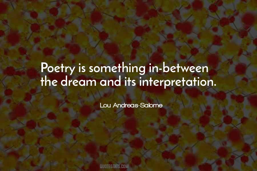 Quotes About Dream Interpretation #1201650