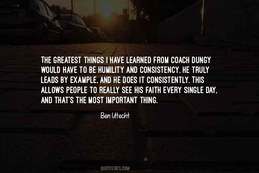 Leads By Example Quotes #1504191