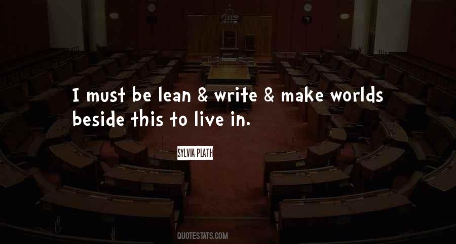 Lean In Quotes #271667