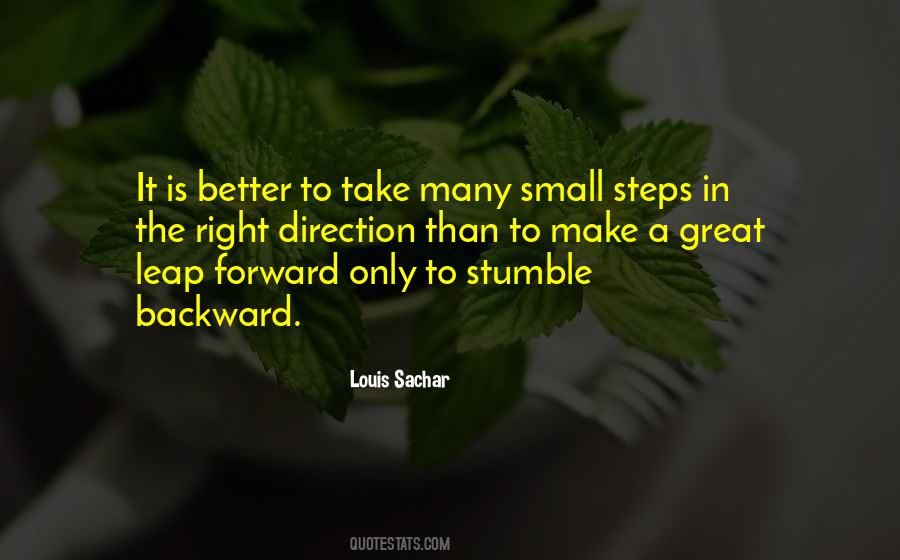 Leap Forward Quotes #345550