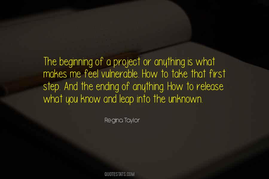 Leap Into The Unknown Quotes #1808672