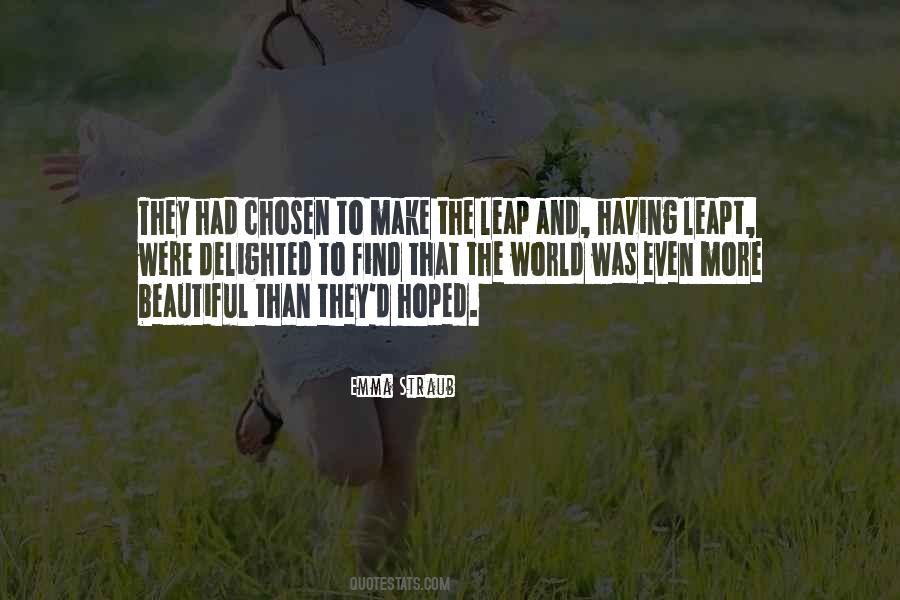 Leap Love Quotes #1536514