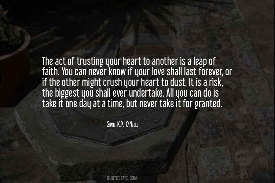Leap Of Faith Love Quotes #917976