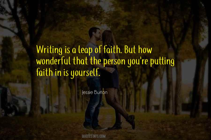 Leap Of Faith Quotes #793542