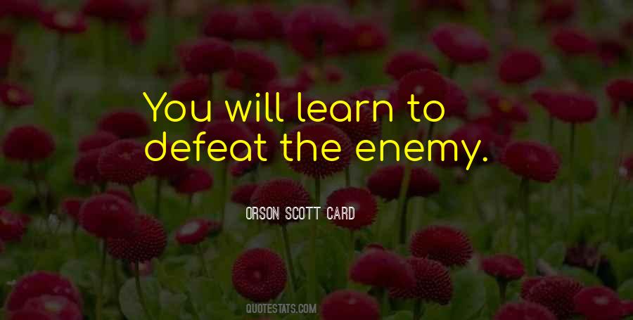 Learn From Defeat Quotes #1775629
