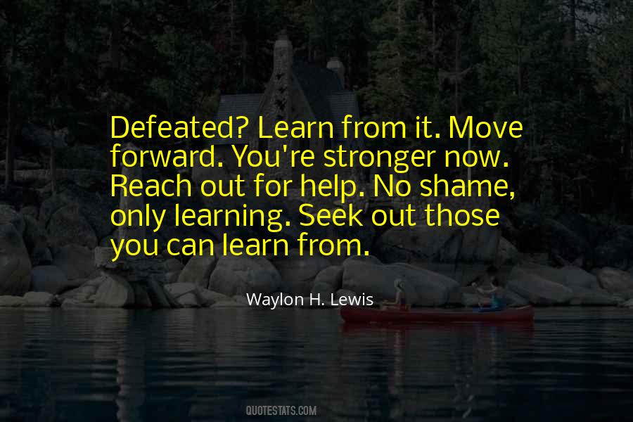 Learn From Defeat Quotes #579997