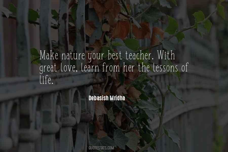 Learn From Nature Quotes #1092023