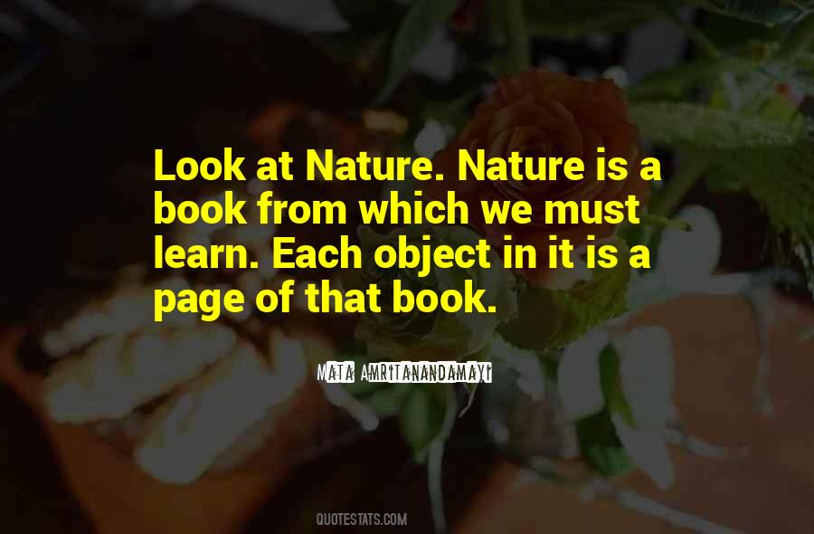 Learn From Nature Quotes #1332942