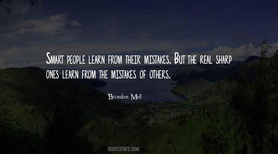 Learn From Others Mistakes Quotes #39796