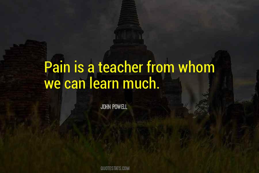 Learn From Pain Quotes #1295085