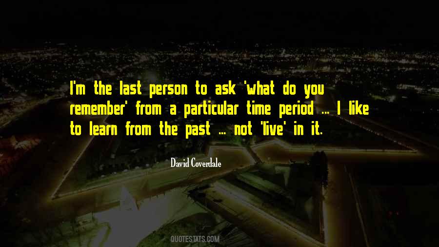 Learn From Past Quotes #465401