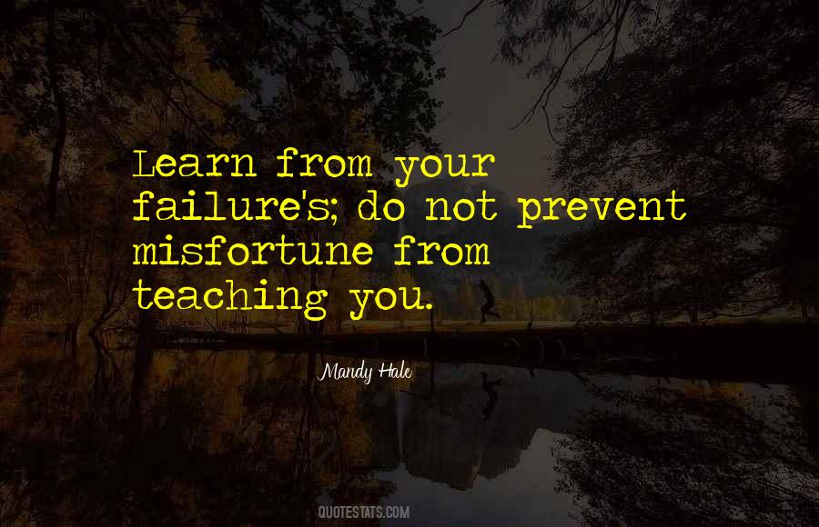 Learn From Your Failure Quotes #1053147