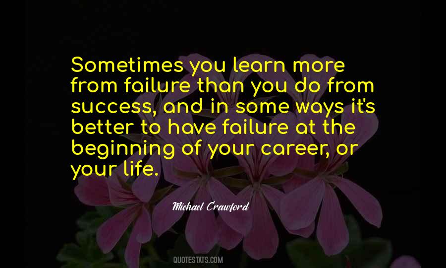 Learn From Your Failure Quotes #346485