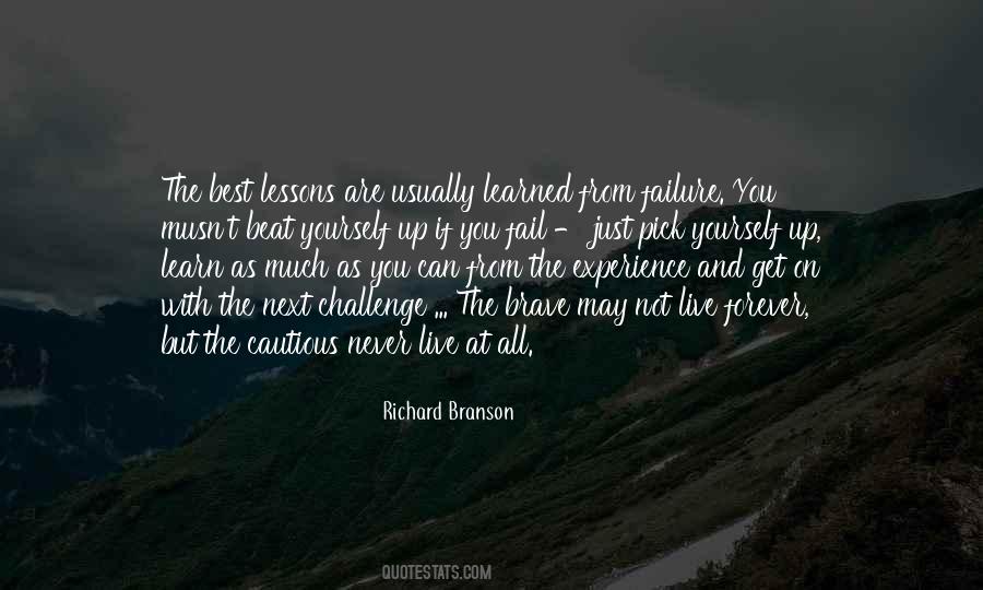 Learn From Your Failure Quotes #375514