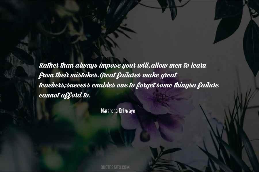 Learn From Your Failure Quotes #597228