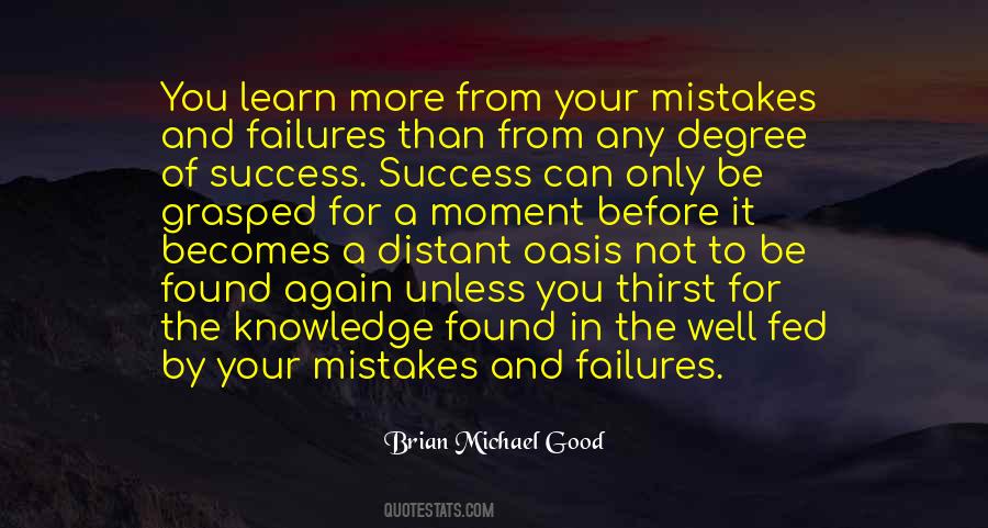 Learn From Your Failure Quotes #661803