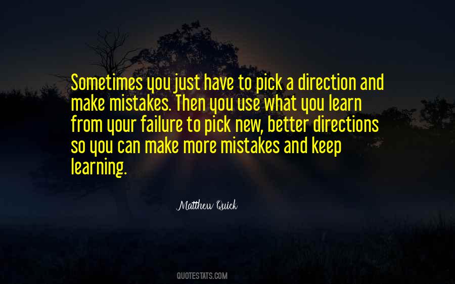 Learn From Your Failure Quotes #867137