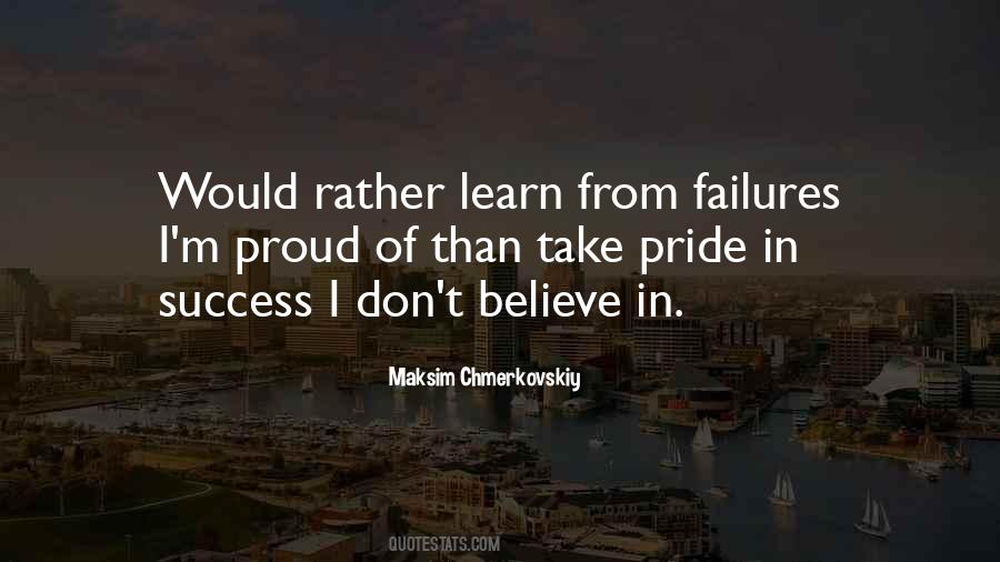 Learn From Your Failures Quotes #1080905