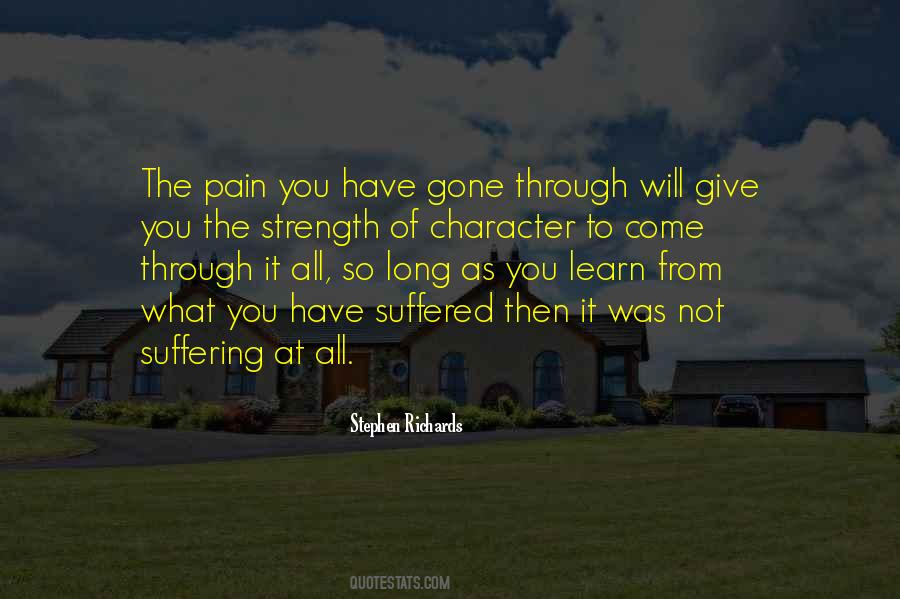 Learn From Your Pain Quotes #346614