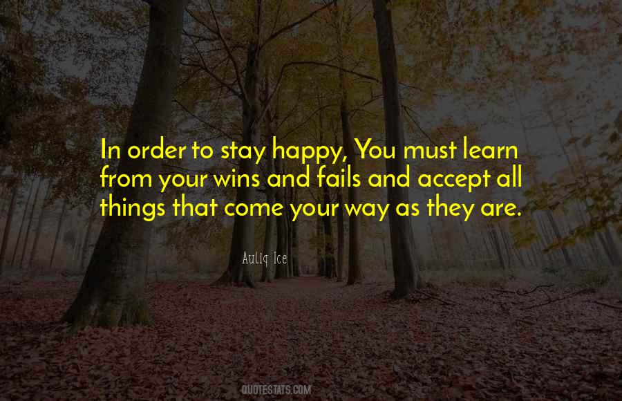 Learn Things In Life Quotes #1222497