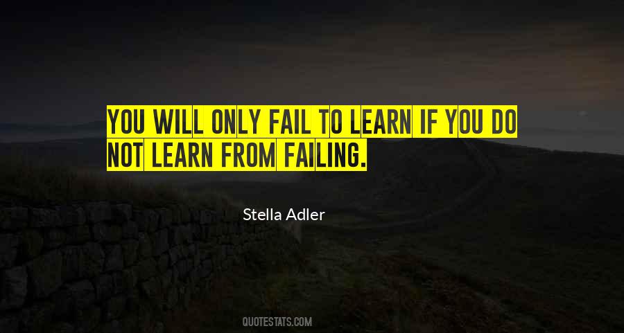Learn Through Failure Quotes #161014