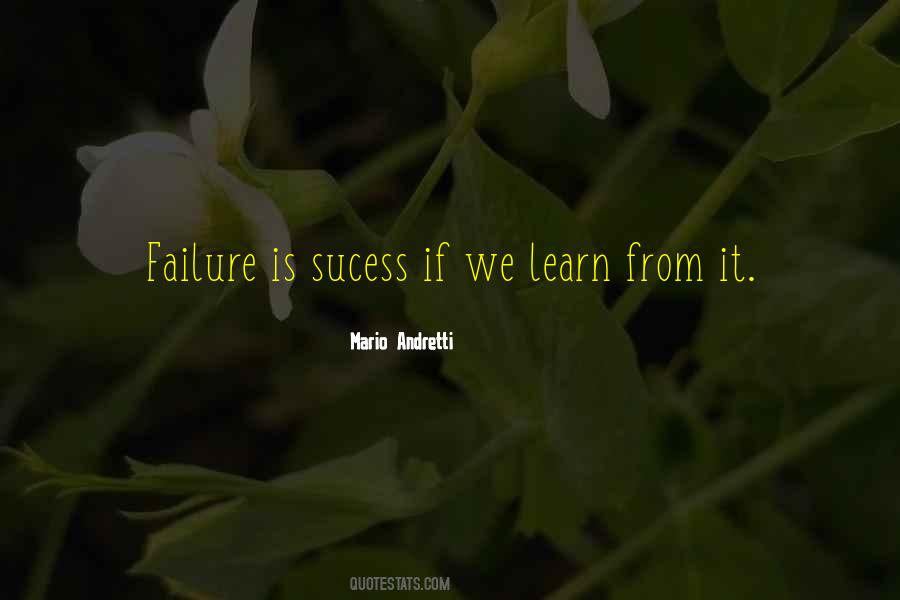 Learn Through Failure Quotes #396662
