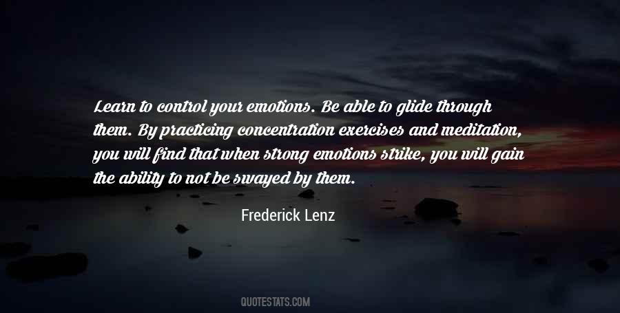 Learn To Control Your Emotions Quotes #52158