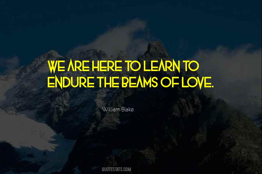 Learn To Endure Quotes #174524