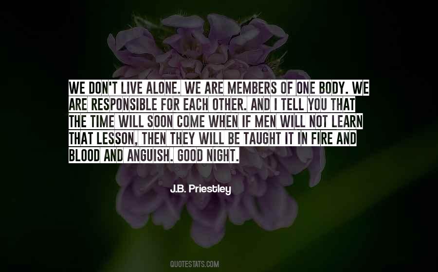 Learn To Live Alone Quotes #1159956
