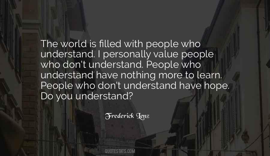 Learn To Value Yourself Quotes #459811
