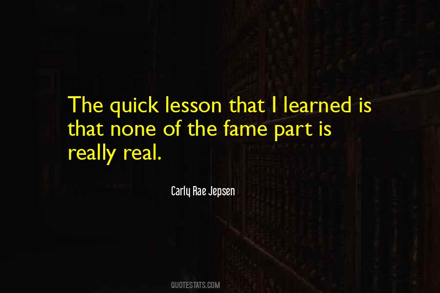 Learned Lesson Quotes #297043