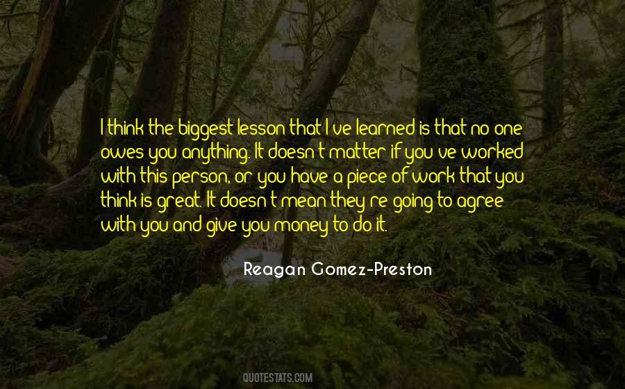 Learned Lesson Quotes #317779