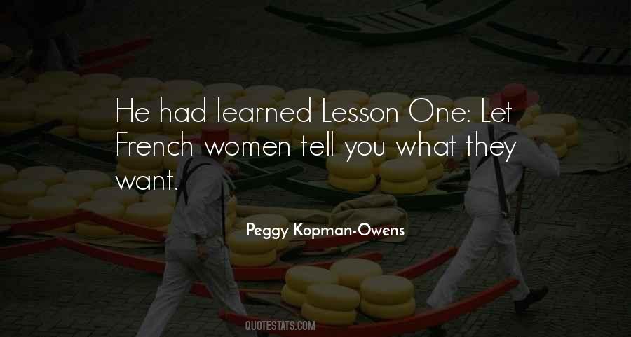 Learned Lesson Quotes #579496