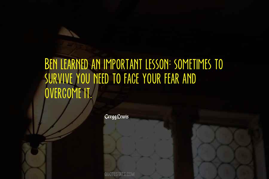 Learned Your Lesson Quotes #1116274