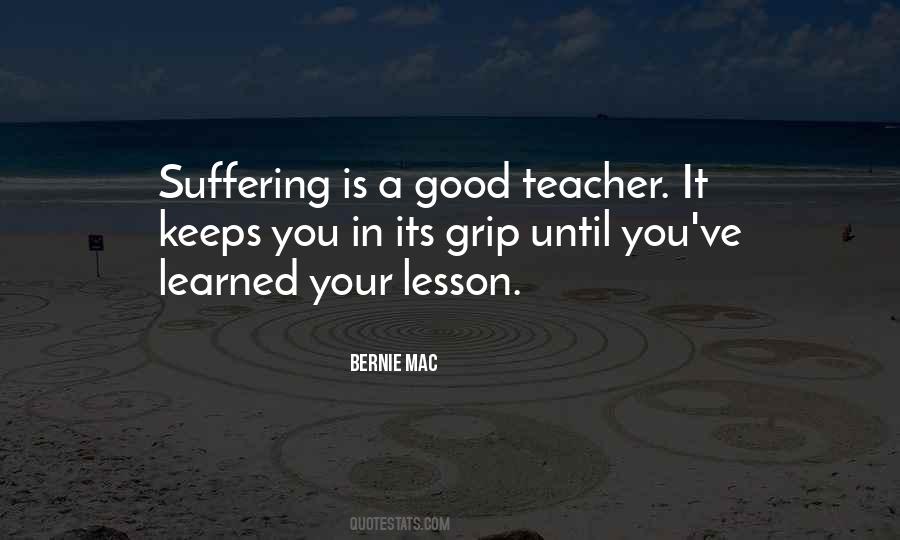 Learned Your Lesson Quotes #1438685