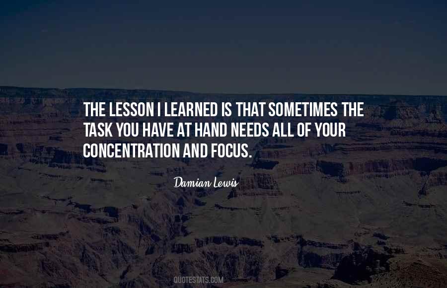 Learned Your Lesson Quotes #1597535