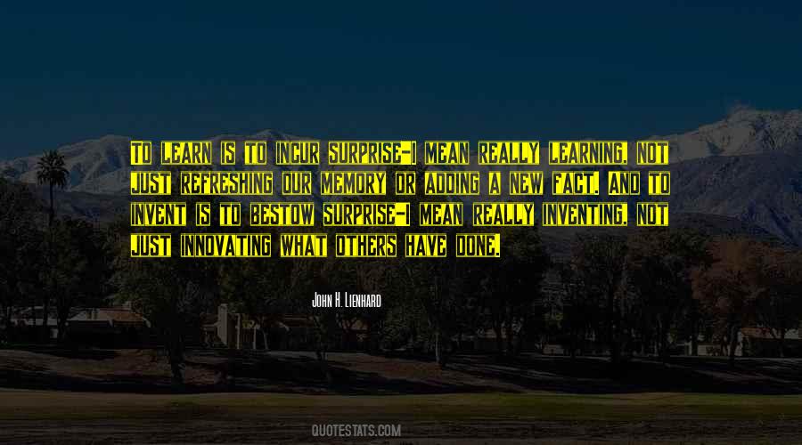 Learning And Memory Quotes #1500665