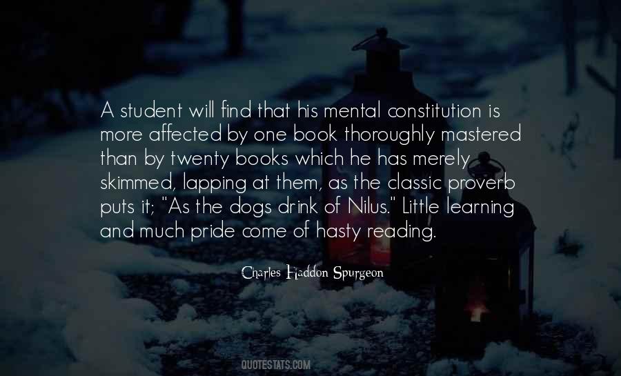Learning And Reading Quotes #1262182