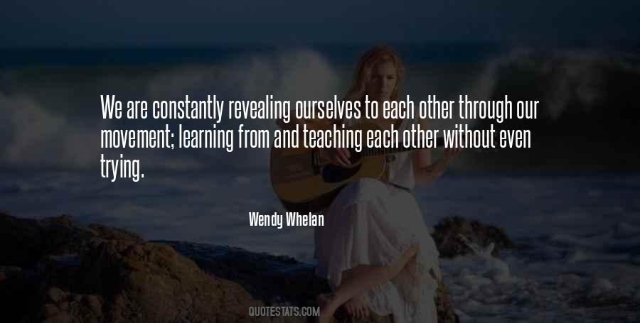 Learning From Each Other Quotes #1224291