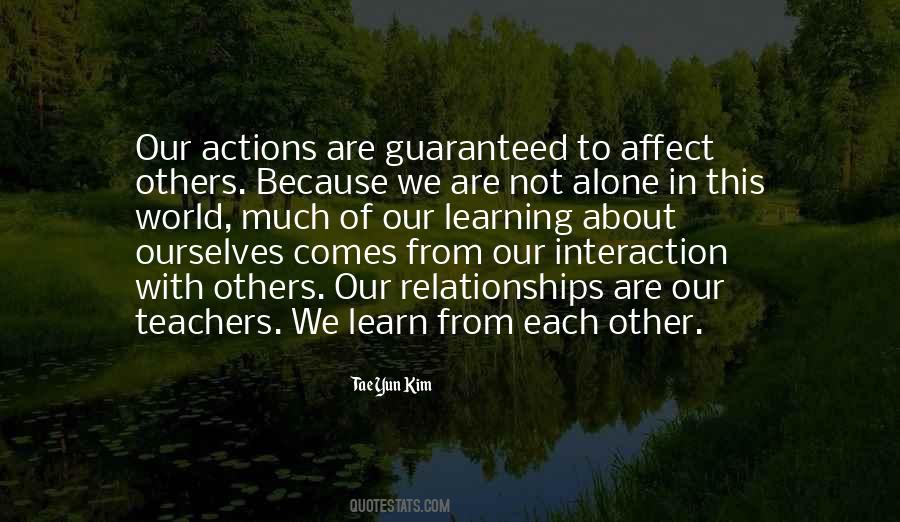 Learning From Each Other Quotes #659617