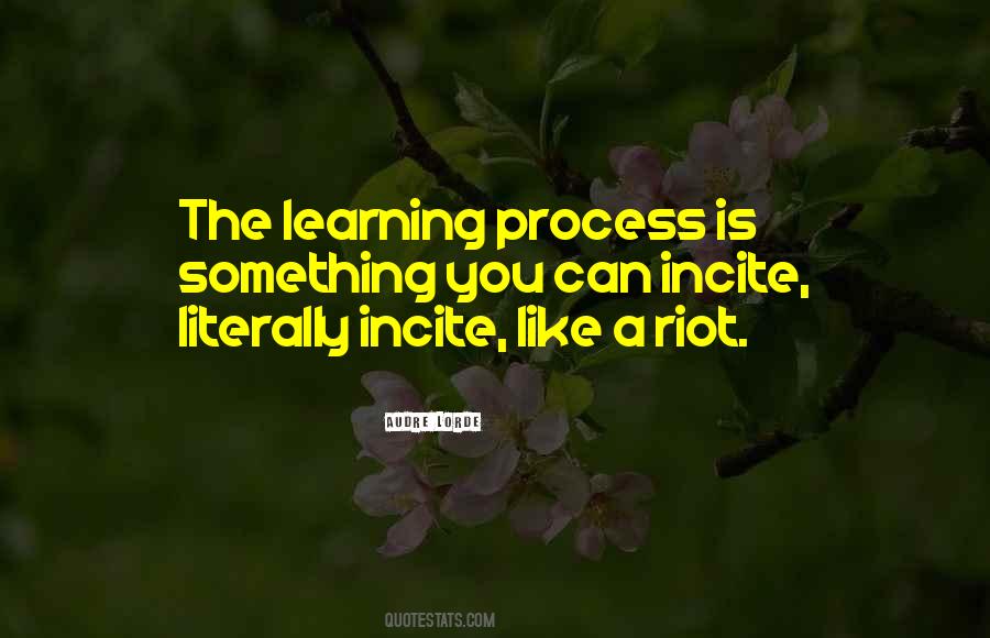 Learning Process Quotes #1715109