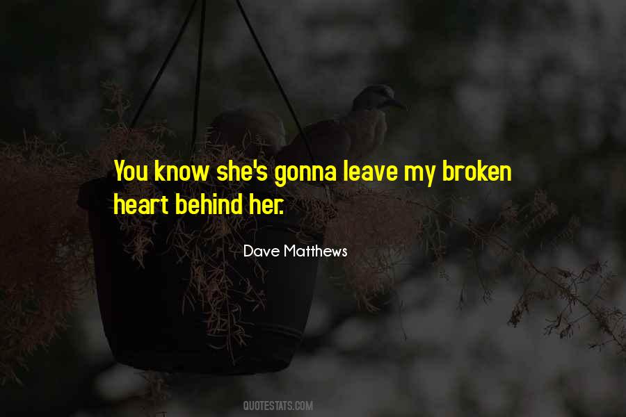 Leave Her Behind Quotes #1478002