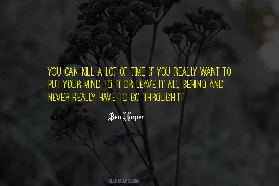 Leave It All Behind Quotes #180473