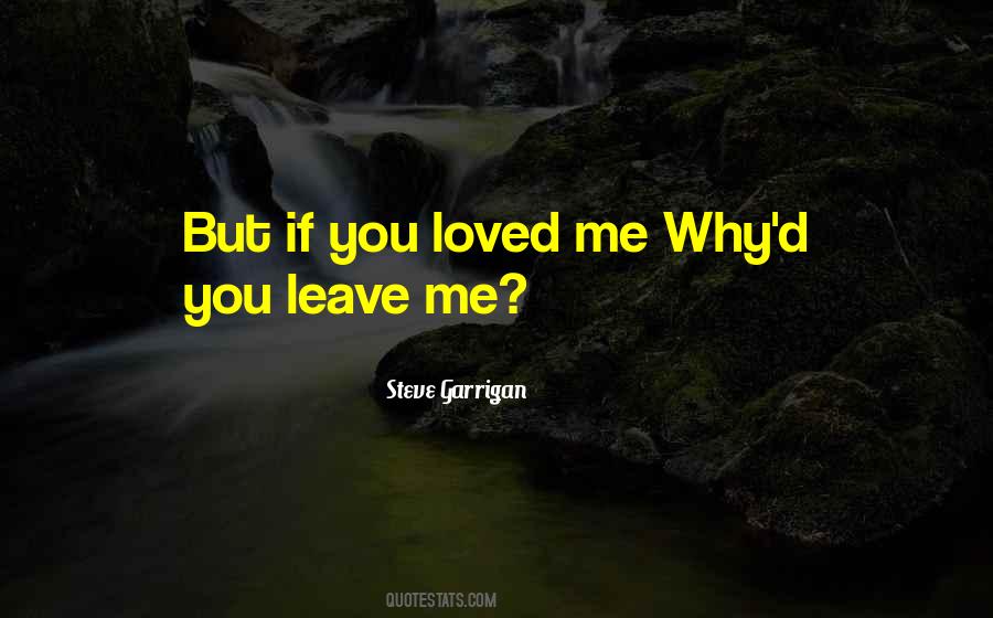 Leave Me Love Quotes #26061
