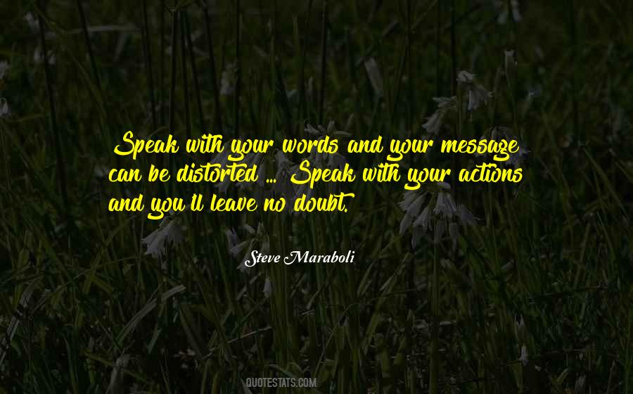 Leave No Doubt Quotes #1147334